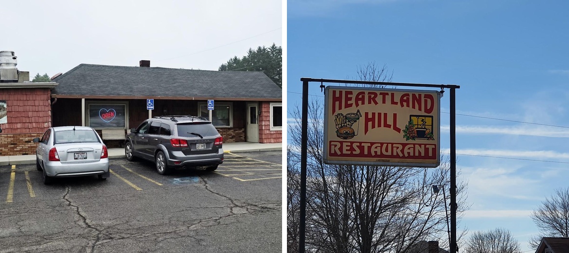 Heartland Hill Menu